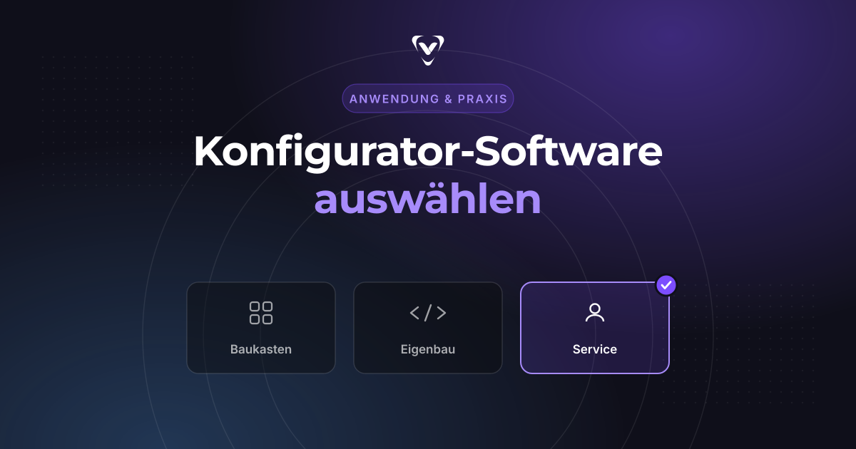 Vergleich von drei Lösungswegen bei 3D Konfigurator Software für B2B