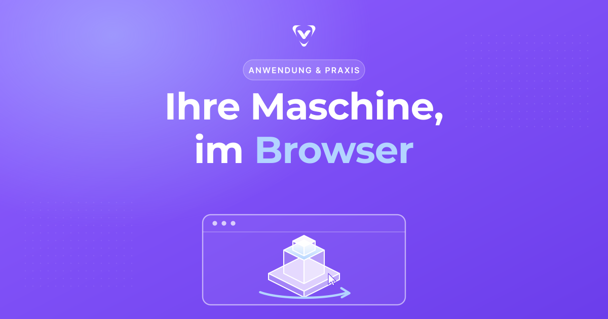 Interaktives 3D-Produktmodell im Browser, eine Maschine auf der Website zeigen